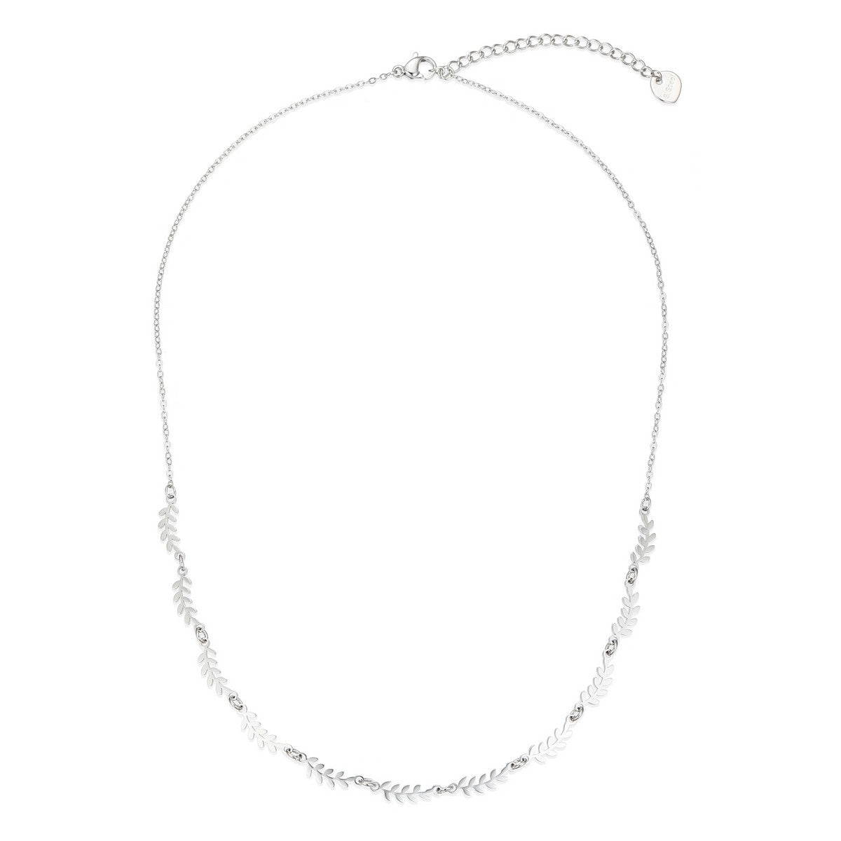 Silver Blossom Charm Necklace