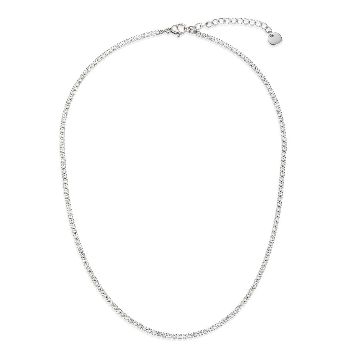 Silver Delicate Petal Necklace
