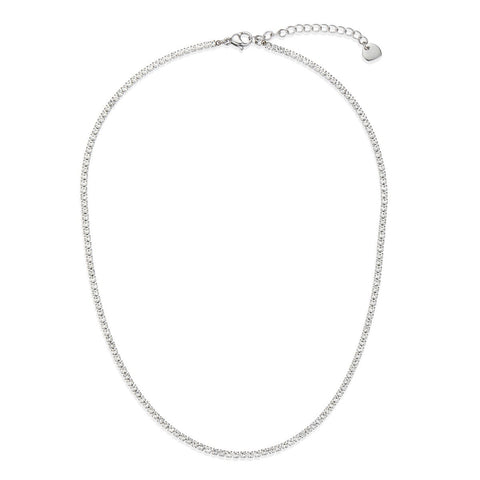 Silver Delicate Petal Necklace