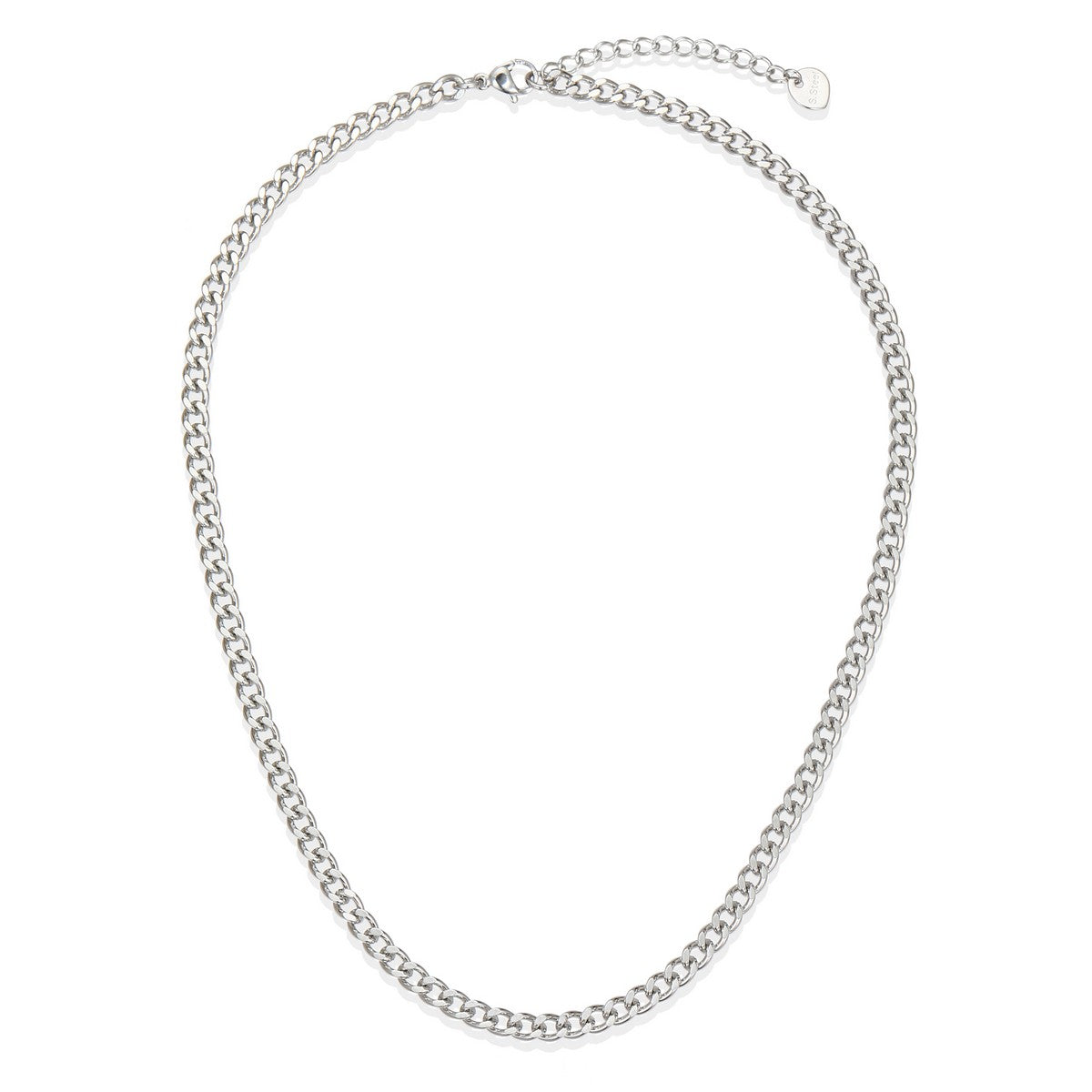 Silver Bloom Drop Necklace