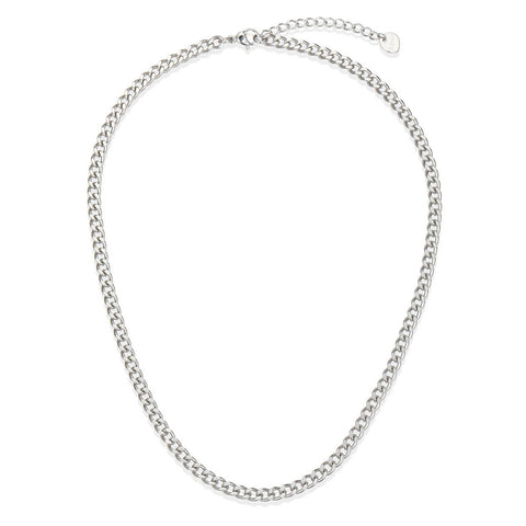 Silver Bloom Drop Necklace