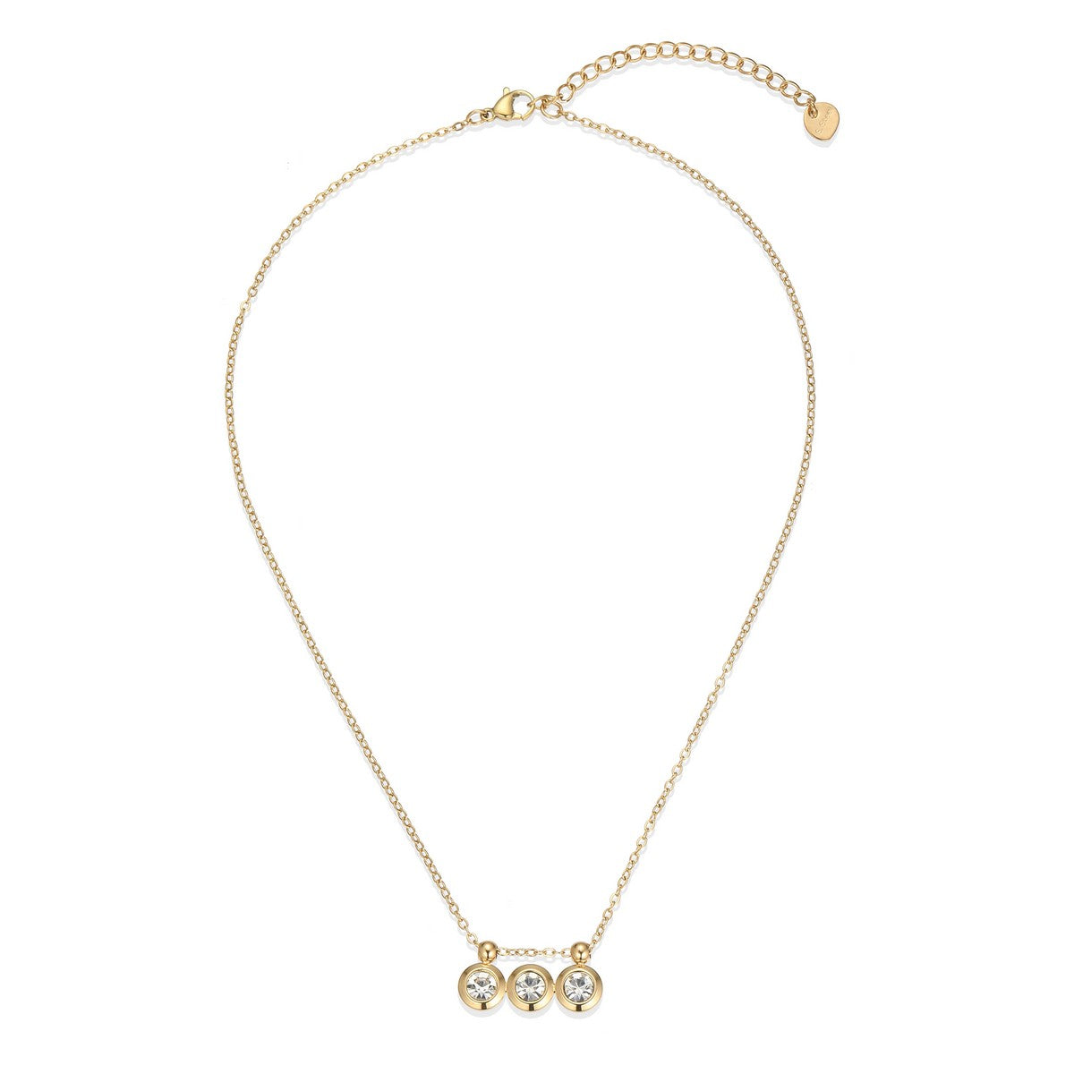 Golden Floral Statement Necklace