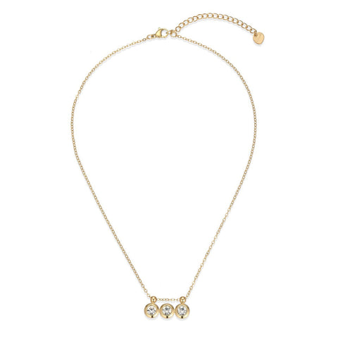 Golden Floral Statement Necklace