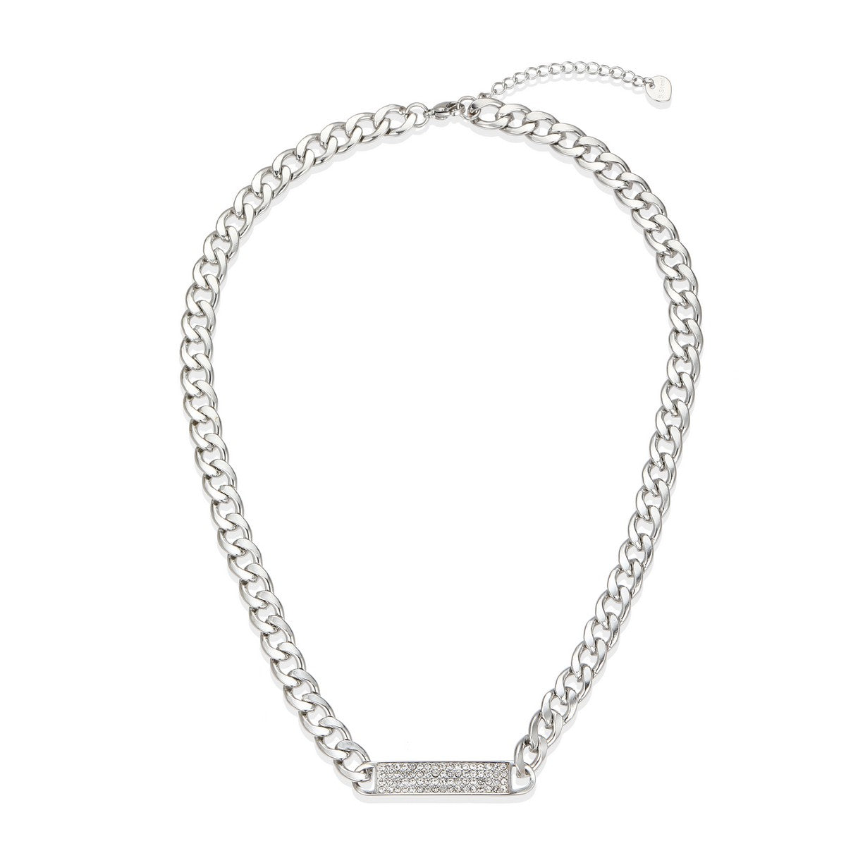Silver Radiant Petal Necklace