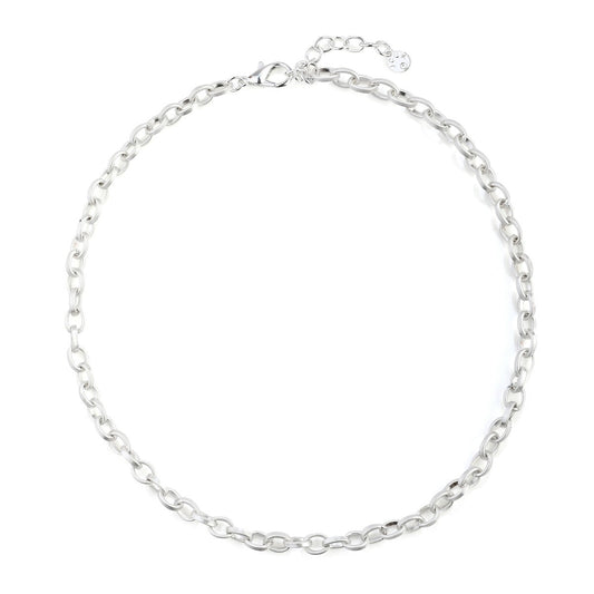 Small Classic Metal Chain Link Short Necklace