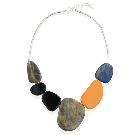 Bright Floral Cluster Necklace