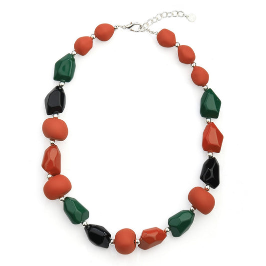 Radiant Multicolor Petal Necklace