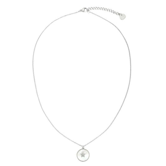 Centre Star Pendant Necklace - Silver