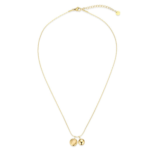 Golden Crystal Bloom Necklace