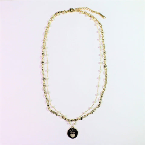 Golden Radiant Petal Necklace