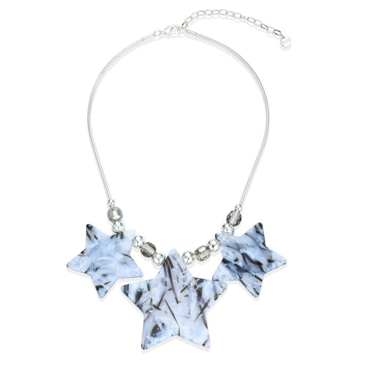 Monochrome Elegance Bead Necklace