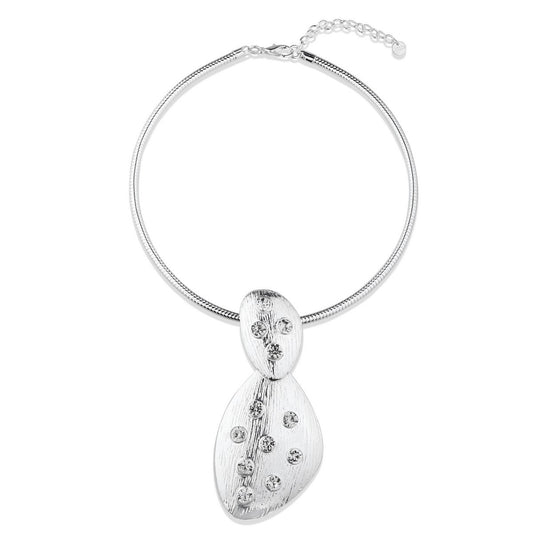 Layered Pendant Necklace with Gems