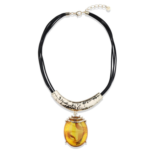 Coffee Elegance Layered Necklace