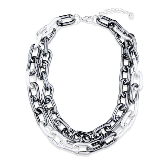 Monochrome Large Chain Necklace