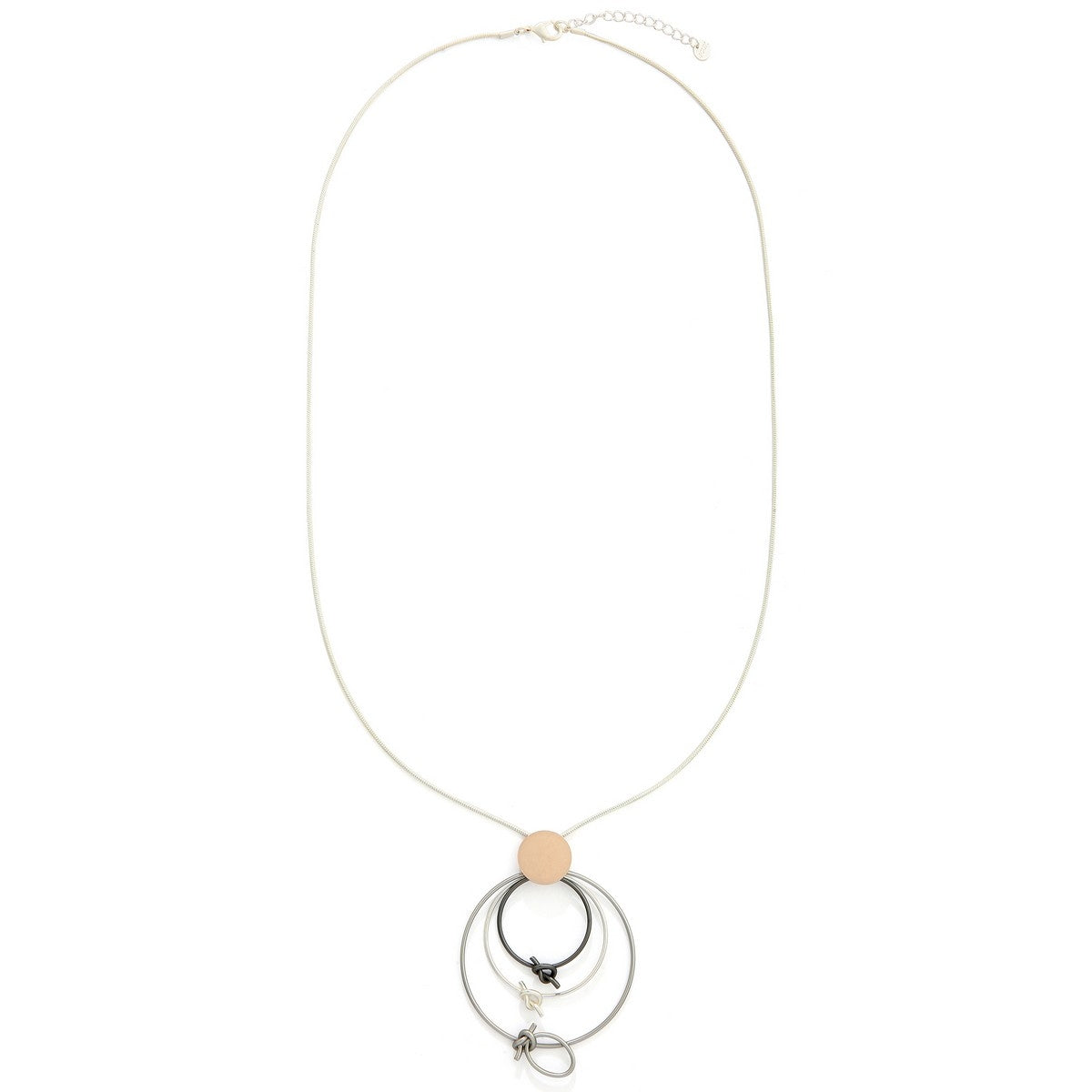 Rose Gold Gem Drop Necklace