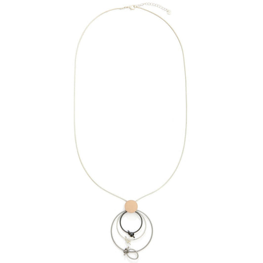 Rose Gold Gem Drop Necklace
