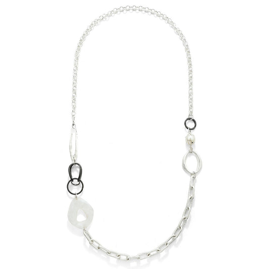 Mixed Bead Cluster Necklace