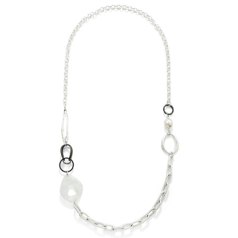 Mixed Bead Cluster Necklace