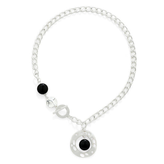 Silver Elegance Layered Necklace