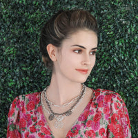Black & White Layered Bead Necklace