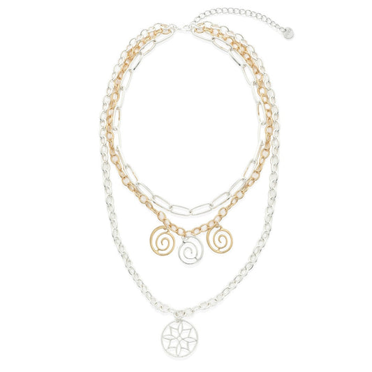 Gold & Silver Link Necklace