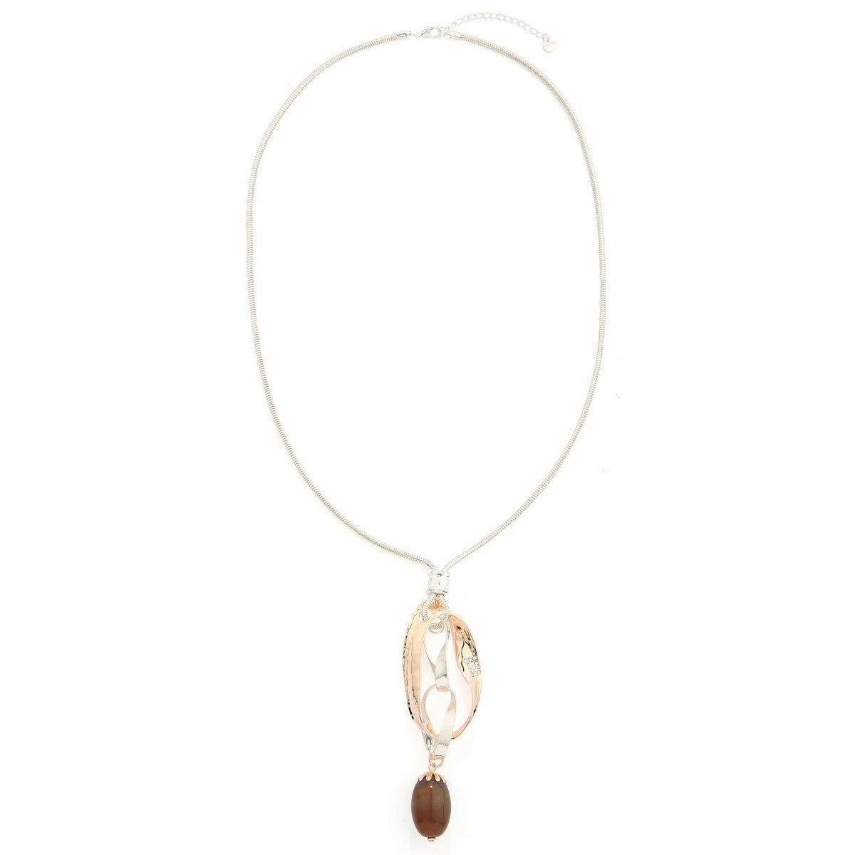 Mixed Teardrop Gem Necklace