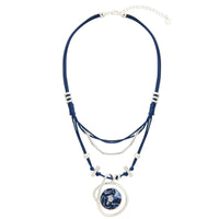 Blue Teardrop Elegance Necklace