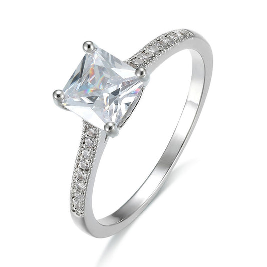 Small Square Diamond Ring