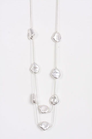 Molten Shape Lagen look Necklace for Women