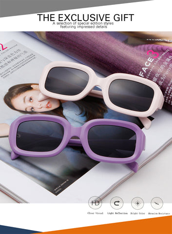 90s Vintage Small Square Sunglasses