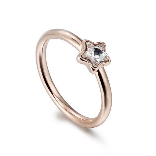 Star Rose Gold Ring