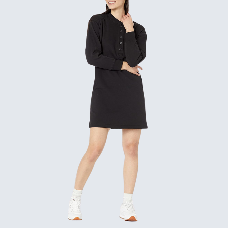 Britianmall Womens Knit Henley Sweatshirt