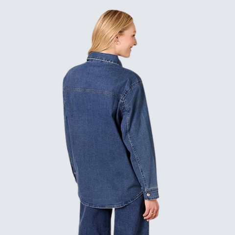 Womens Oversized Heavyweight Denim Jacket