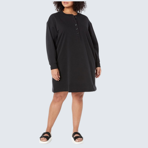 Britianmall Womens Knit Henley Sweatshirt