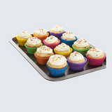 Round Reusable Silicone Baking Cups