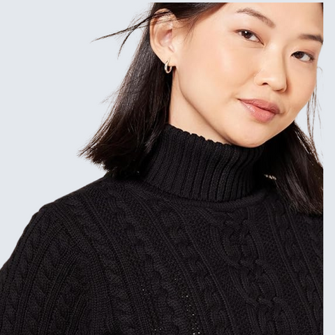 Britian Mall Fisherman Cable Roll-Neck Jumper