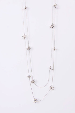 Lagenlook Necklace with Abstract Shape for Women