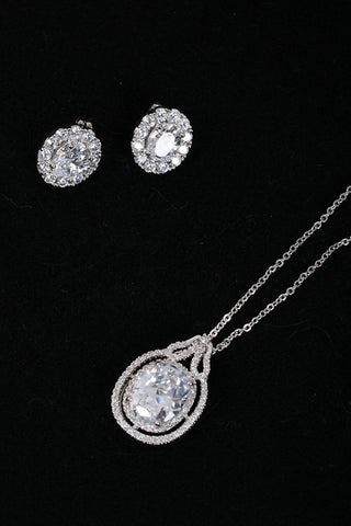 Diamante and jewel Necklace Set