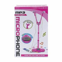 Kids Microphone & Stand Set – Singing Toy with Lights & Sound