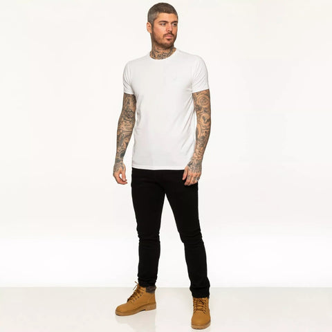 Mens Jeans Slim Fit Stretch Skinny Denim Trousers Cotton Pants All UK Sizes