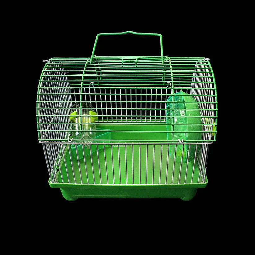 Medium Hamster Cage – Includes Wheel, House, Bottle & Bowl (26 x 31 x 20cm)