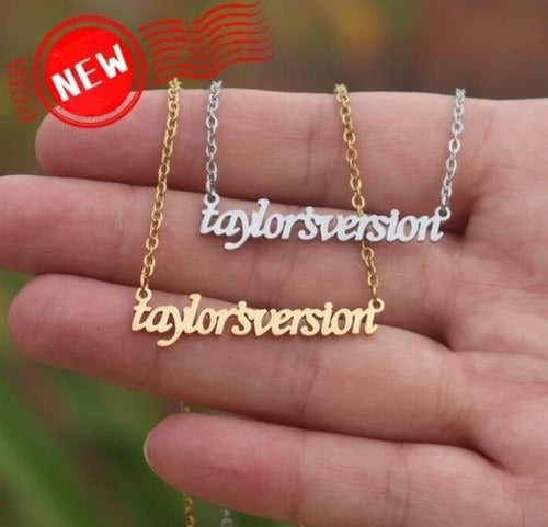 TS Taylor’s Version Necklace – Perfect for Eras Tour Outfits | Taylor Swift Concert Accessory UK