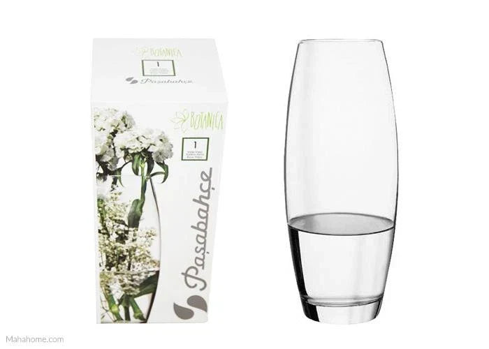 PB Botanica Glass Flower Vase – 26cm Elegant Design with Gift Box