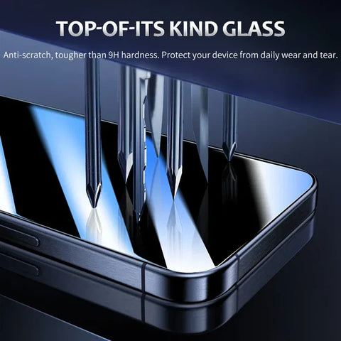 9H Tempered Glass Screen Protector – Full Cover for iPhone 12/13/14/15/16