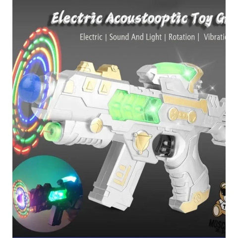 YSAMAX Electric Music Bubble Gun – 8-Tone Rotating Outdoor Toy