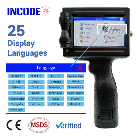INCODE Mini Inkjet Printer – Portable & Versatile (12.7mm)