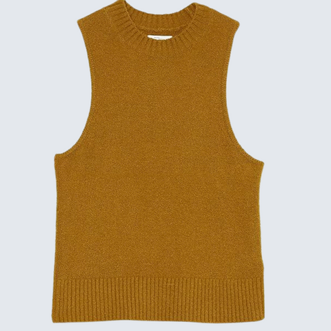 Boucle Knit Jumper Tank for Women