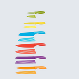 12 Piece Knife Set Multicolor