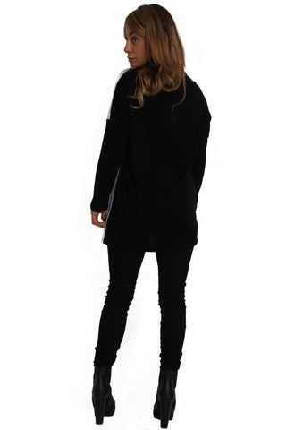 Diamante Long Sleeve Jumper With Face Print