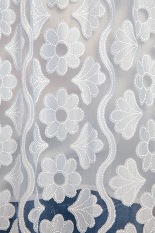 Floral Lace Floaty Ruffle Sleeve Top